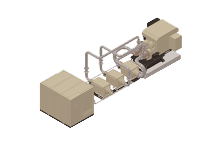 離心式空壓機多級熱回收系統